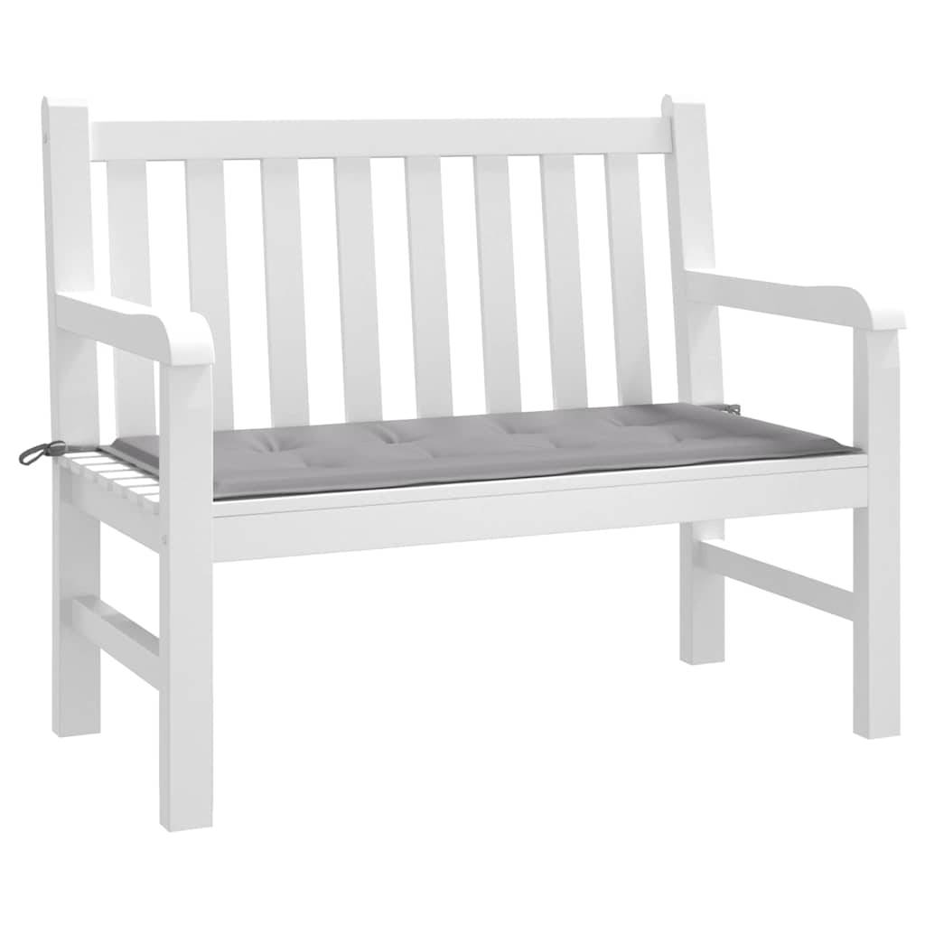 vidaXL Gartenbank-Auflage Grau 120x50x4 cm Oxford-Gewebe