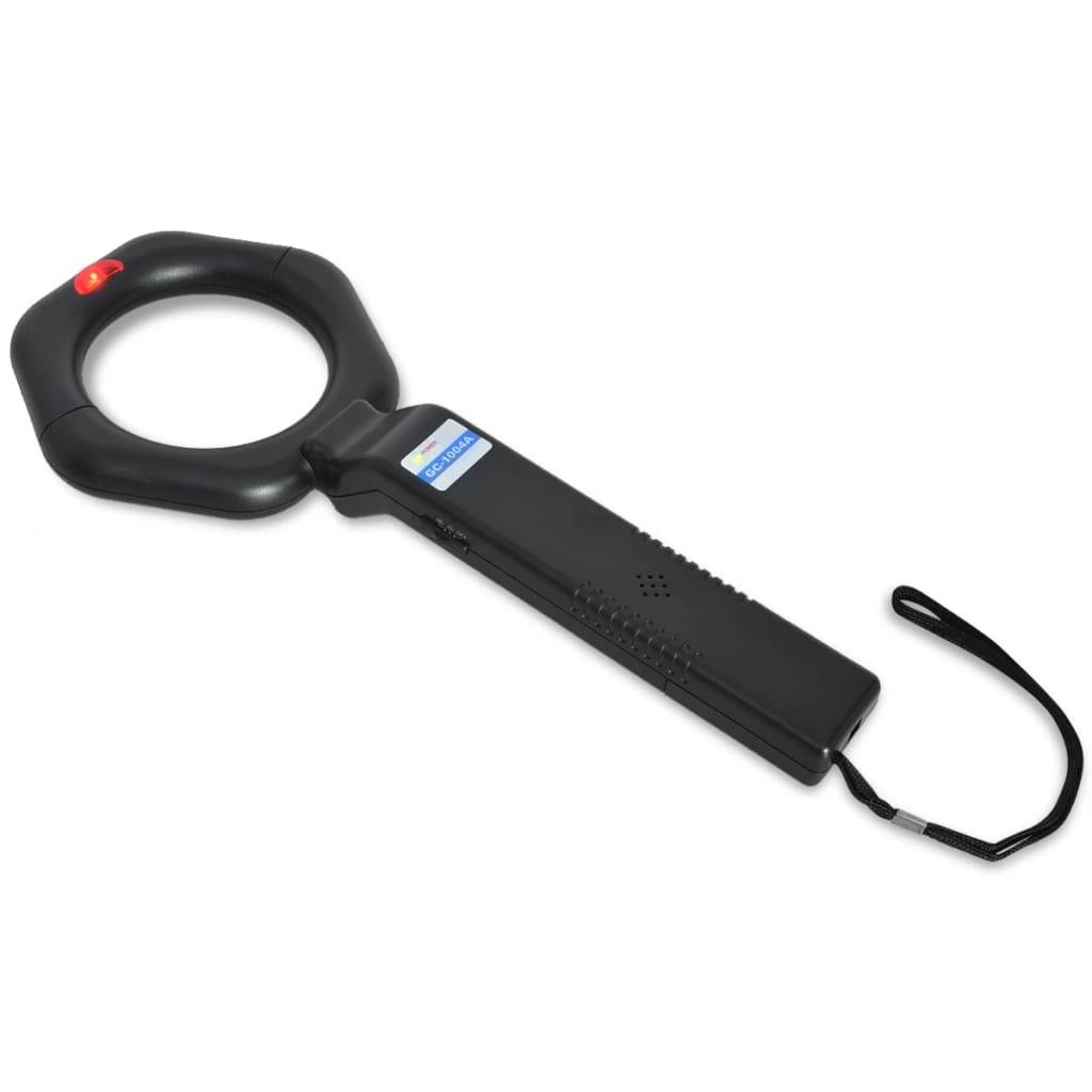 vidaXL Hand-Metalldetektor Schwarz