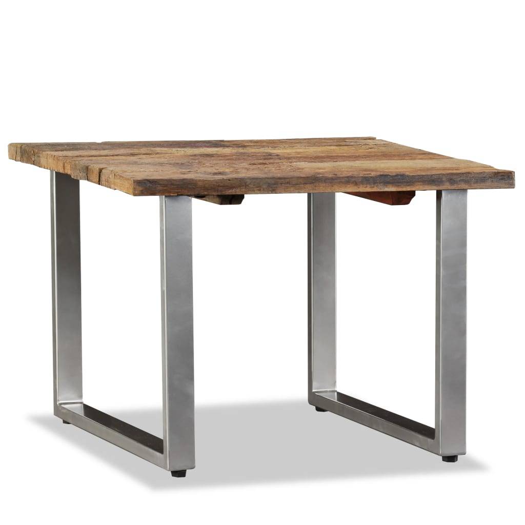 vidaXL Couchtisch Altholz Massiv 55x55x40 cm