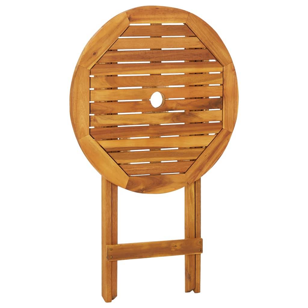 vidaXL 3-tlg. Bistro-Set Klappbar Massivholz Akazie