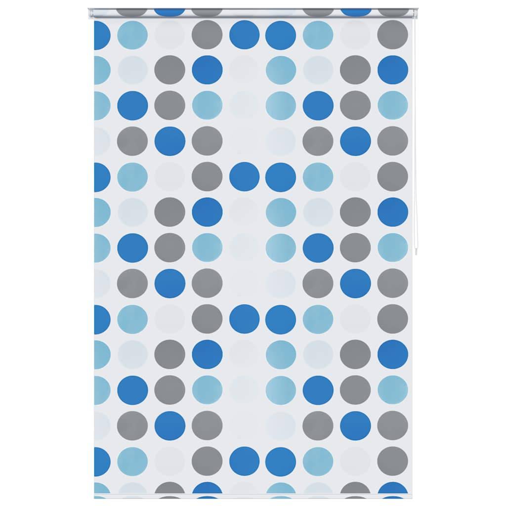 vidaXL Duschrollo 140x240 cm Kreismuster