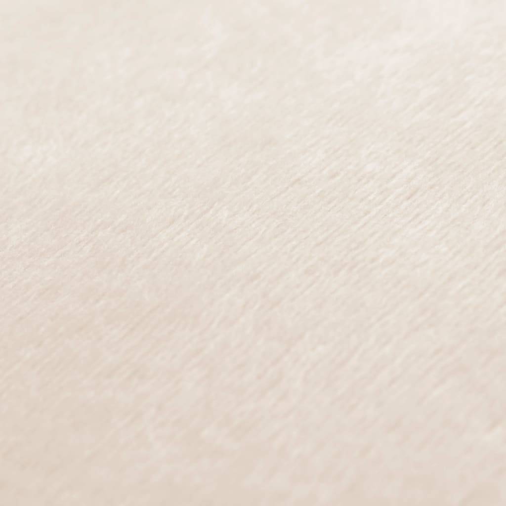 vidaXL Kissen 2 Stk. Velours 40x60 cm Cremeweiß