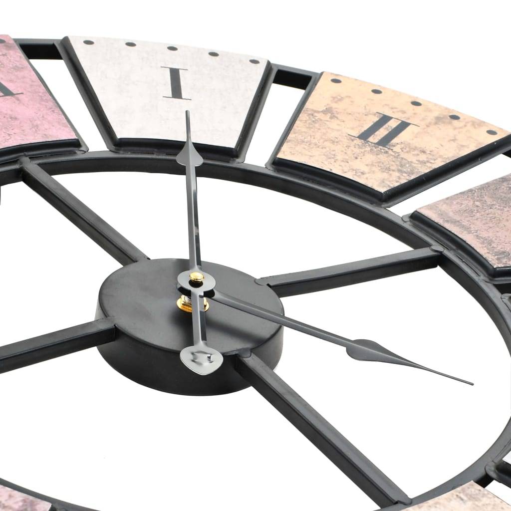 vidaXL Wanduhr Vintage mit Quarzwerk 60 cm XXL