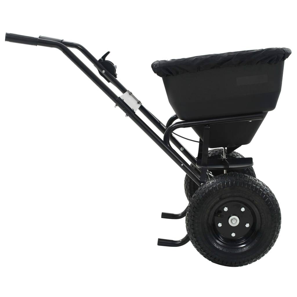 vidaXL Handstreuwagen Salzstreuer PVC und Stahl 106x73x76 cm 45 L