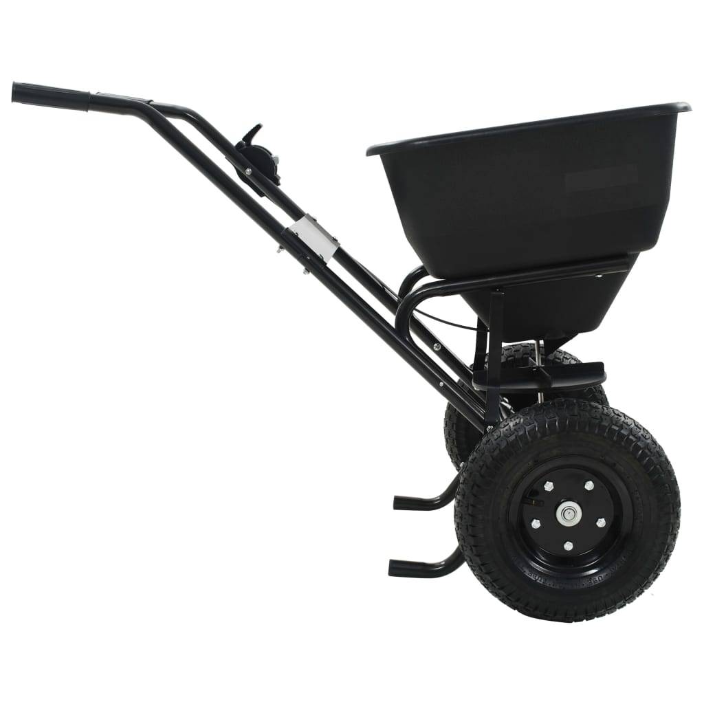 vidaXL Handstreuwagen Salzstreuer PVC und Stahl 106x73x76 cm 45 L