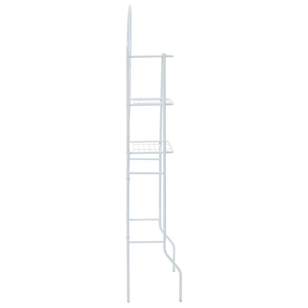vidaXL Toilettenregal Weiß 60x33x174 cm