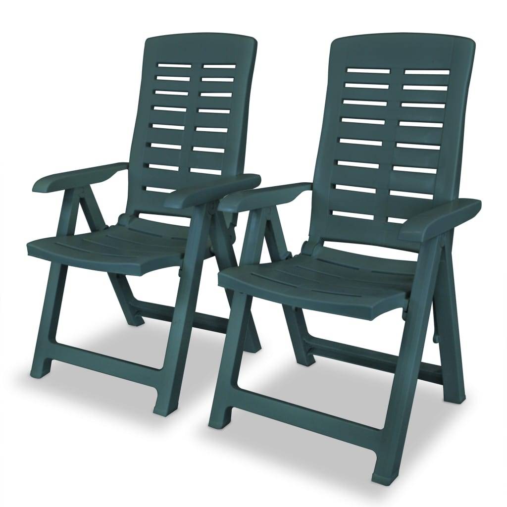 vidaXL 3-tlg. Bistro-Set Kunststoff Grün