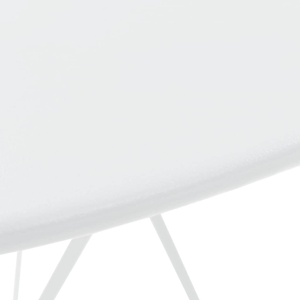 vidaXL 3-tlg. Bistro-Set Stahl Weiß