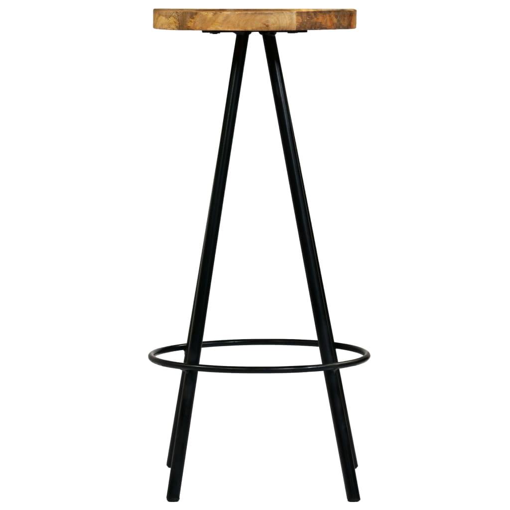 vidaXL Barhocker 2 Stk. Massivholz Mango