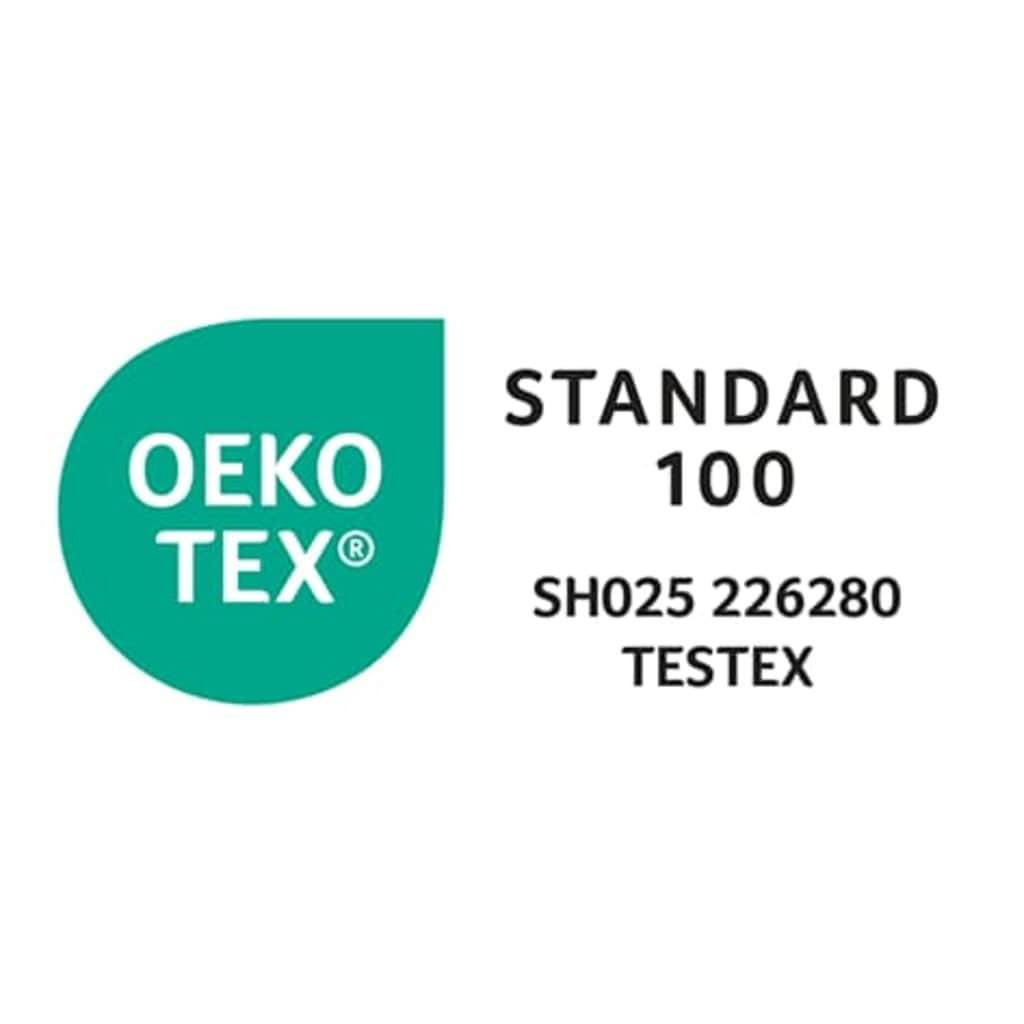 vidaXL Verdunkelungsvorhang mit Haken Leinenoptik Grau 290x245 cm