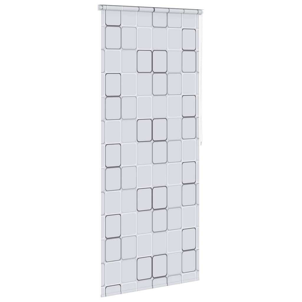 vidaXL Duschrollo 120x240 cm Quadratmuster