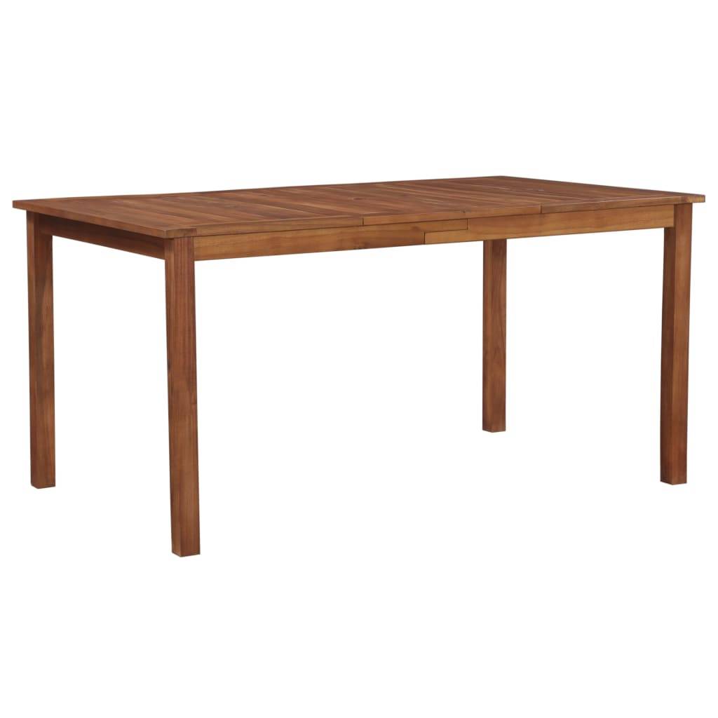 vidaXL Gartentisch 150x90x74 cm Massivholz Akazie