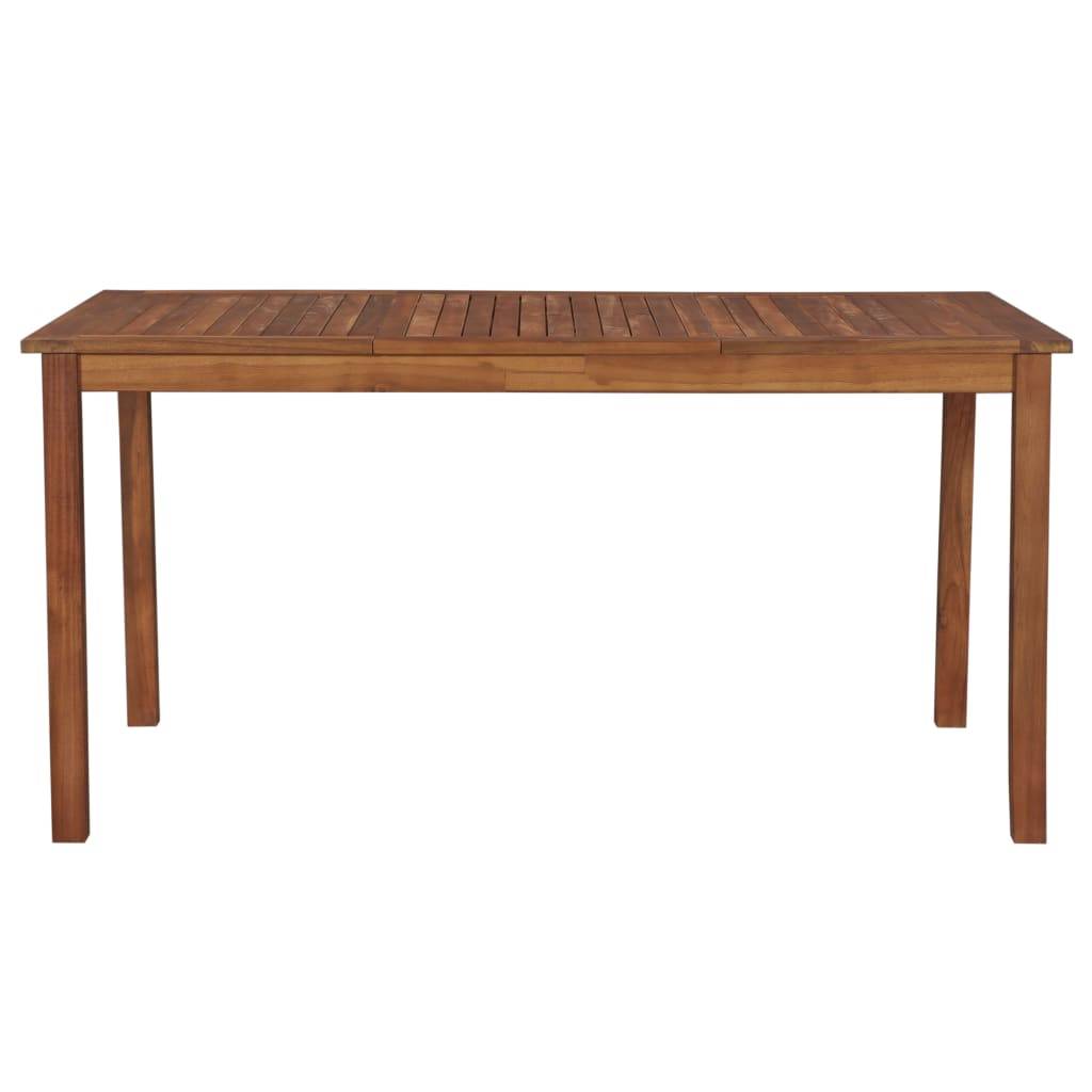vidaXL Gartentisch 150x90x74 cm Massivholz Akazie