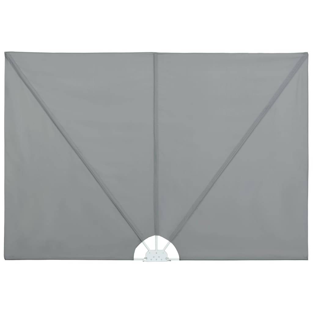 vidaXL Faltbarer Terrassen-Seitenfächer Grau 300×150 cm