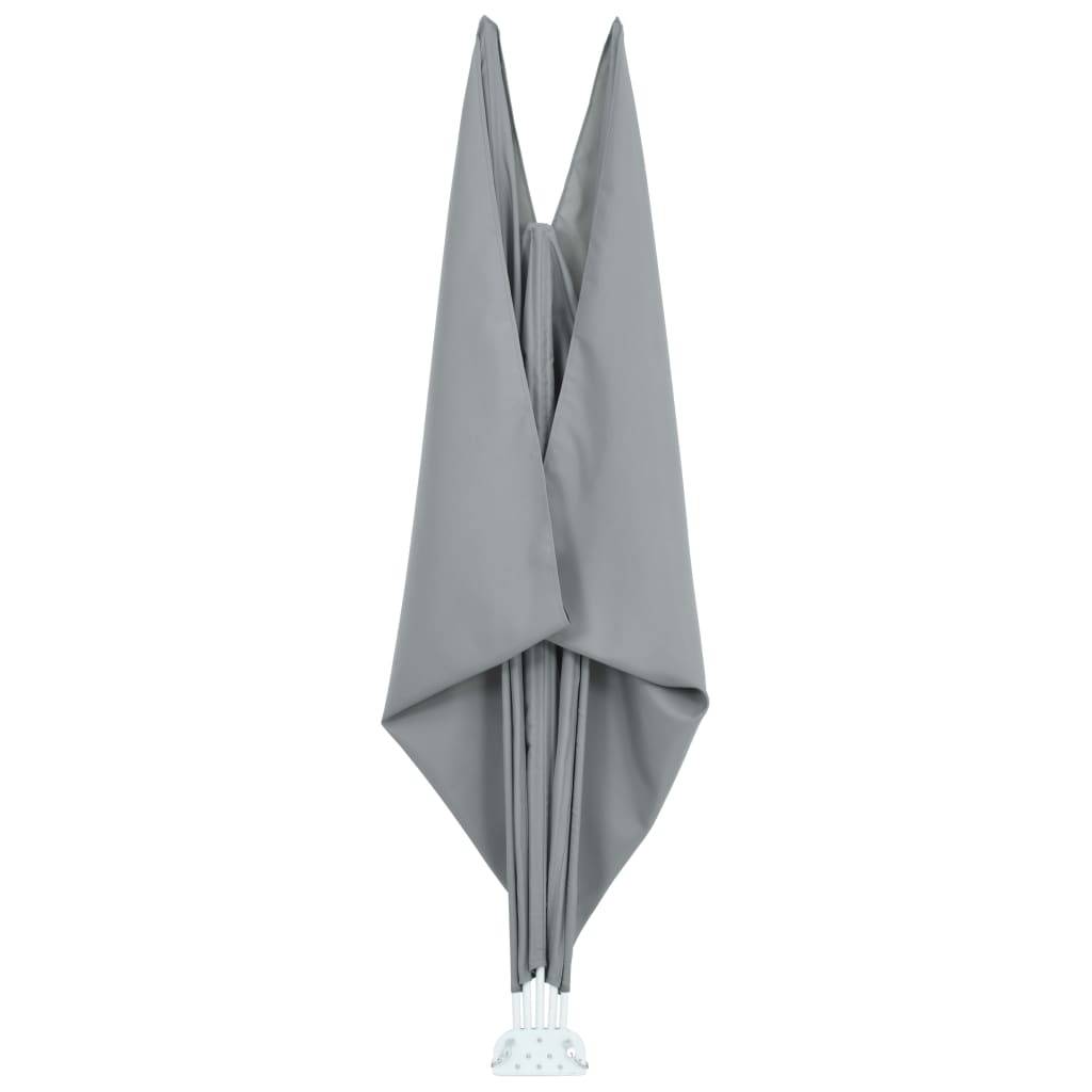 vidaXL Faltbarer Terrassen-Seitenfächer Grau 300×150 cm