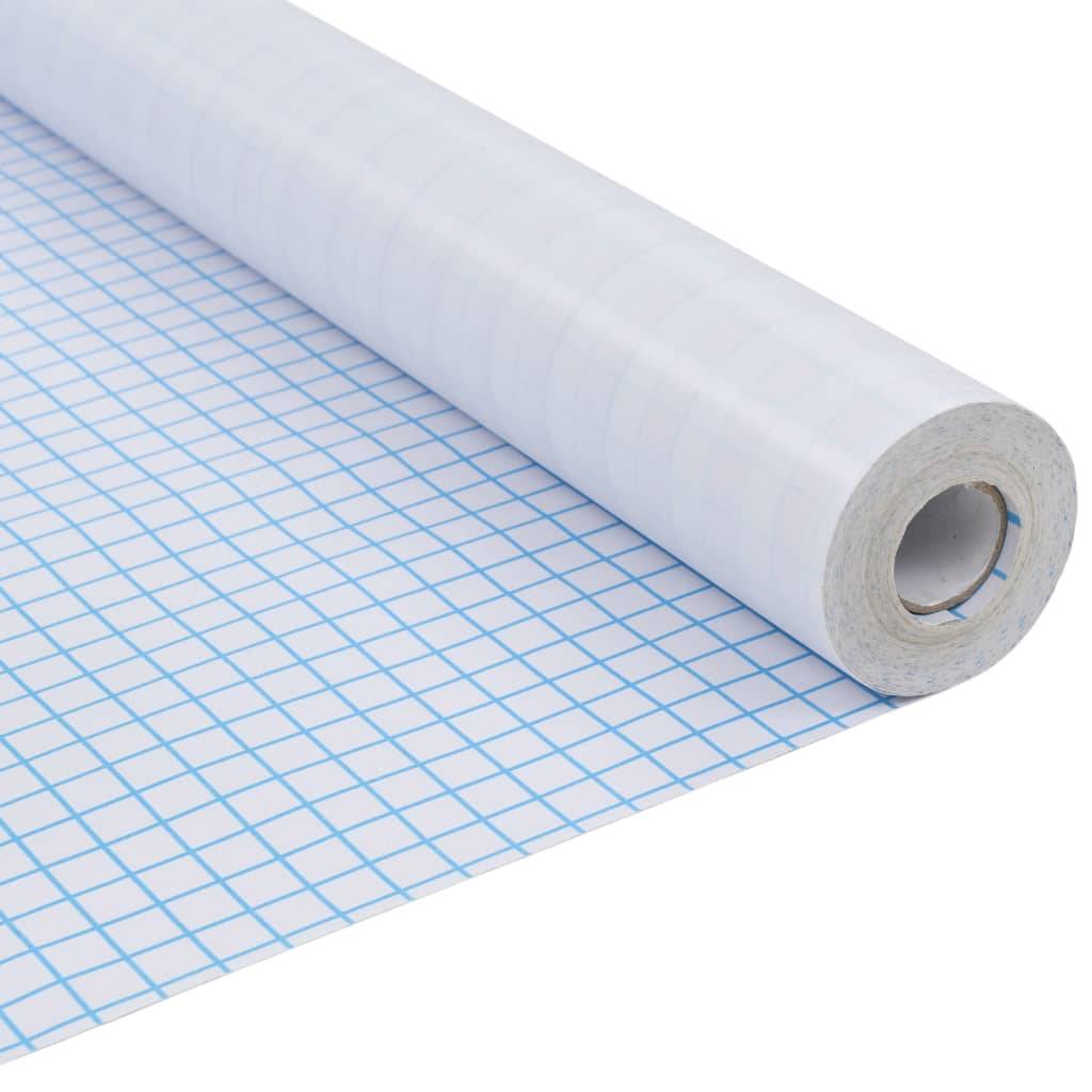 vidaXL Fensterfolie Matt Streifen-Design 0,9x10 m PVC