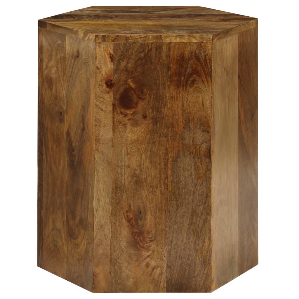 vidaXL Couchtisch-Set 3-teilig Mangoholz Massiv