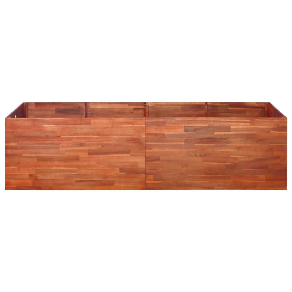 vidaXL Garten-Hochbeet Akazienholz 200x50x50 cm