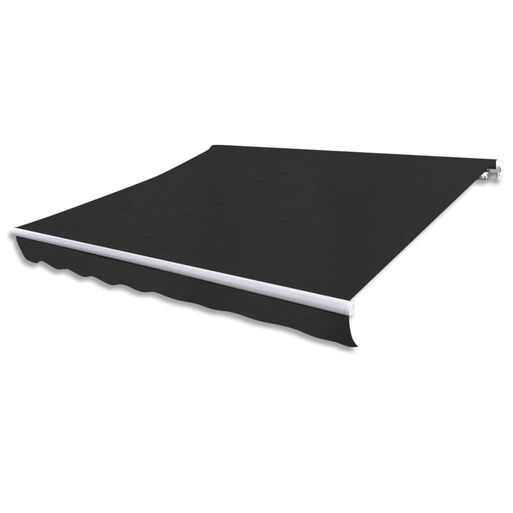 vidaXL Einziehbare Markise Anthrazit 600 cm