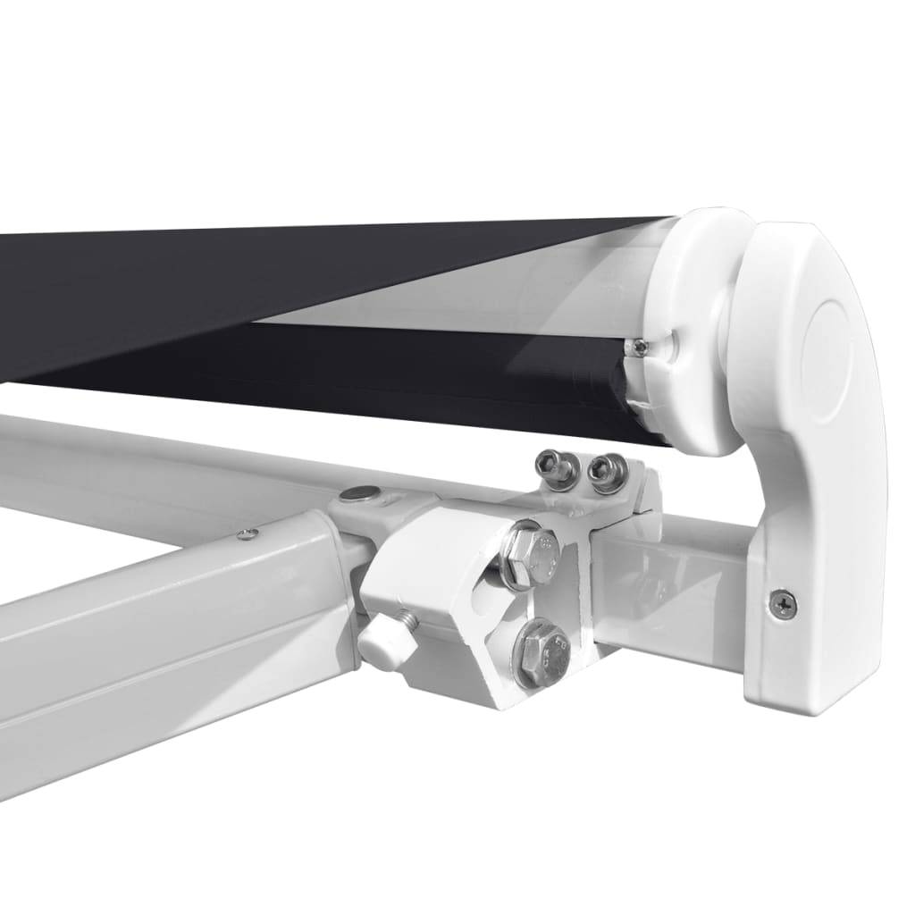 vidaXL Einziehbare Markise Anthrazit 600 cm