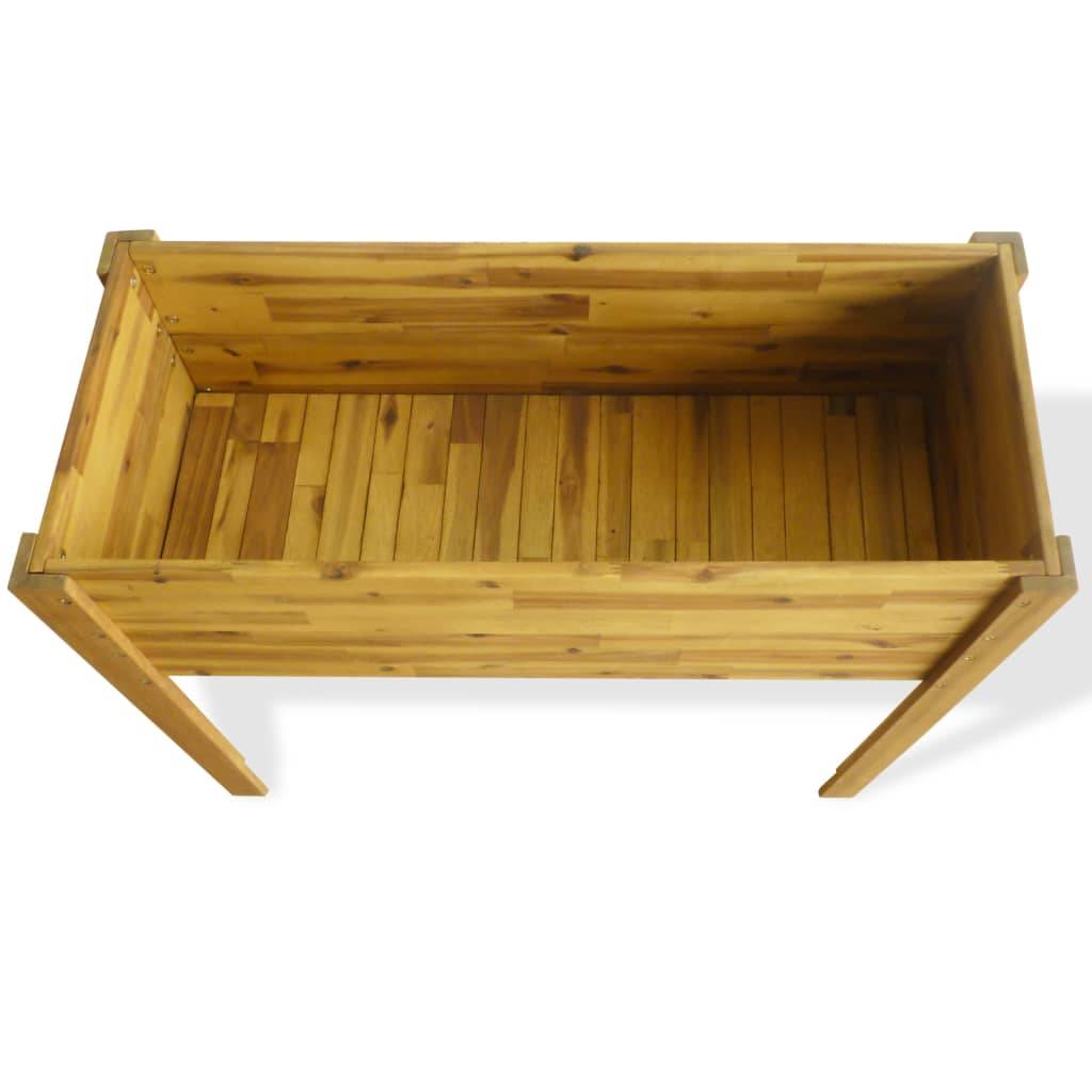 vidaXL Erhöhter Garten-Hochbeet Akazie Massivholz