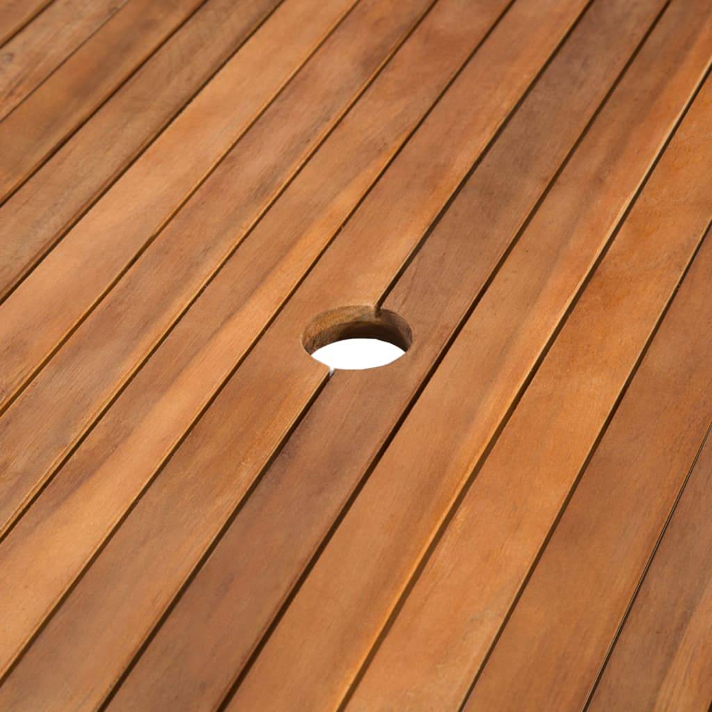 vidaXL Gartentisch 200x100x74 cm Massivholz Akazie