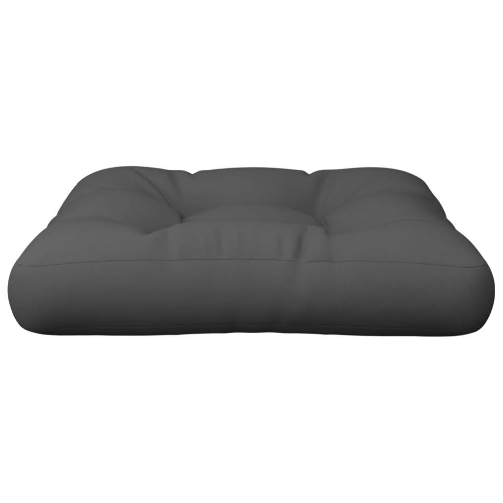 vidaXL Palettenkissen Grau 58x58x10 cm Stoff