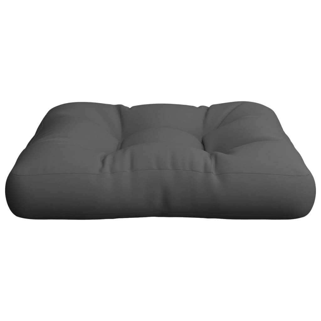 vidaXL Palettenkissen Grau 58x58x10 cm Stoff