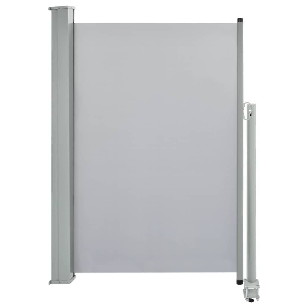 vidaXL Ausziehbare Seitenmarkise 120x300 cm Grau