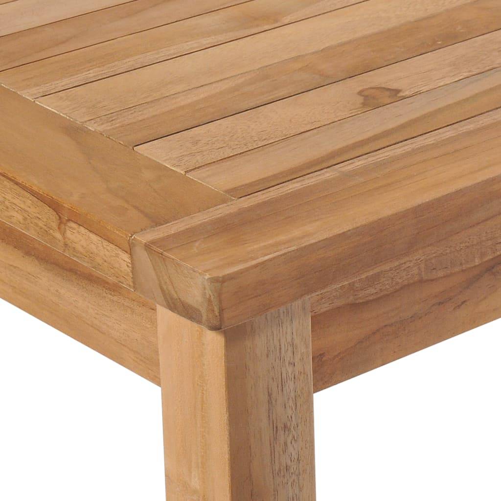 vidaXL Gartentisch 150x90x77 cm Massivholz Teak
