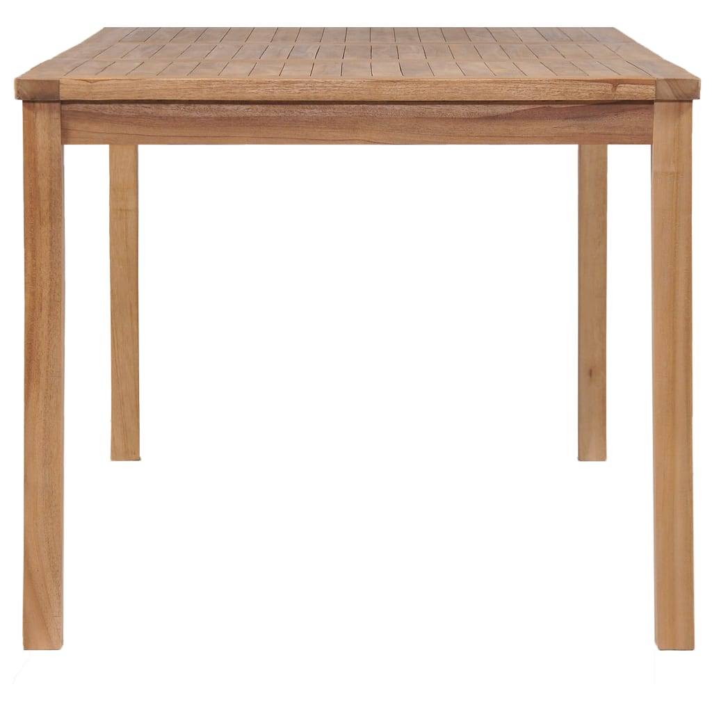 vidaXL Gartentisch 150x90x77 cm Massivholz Teak