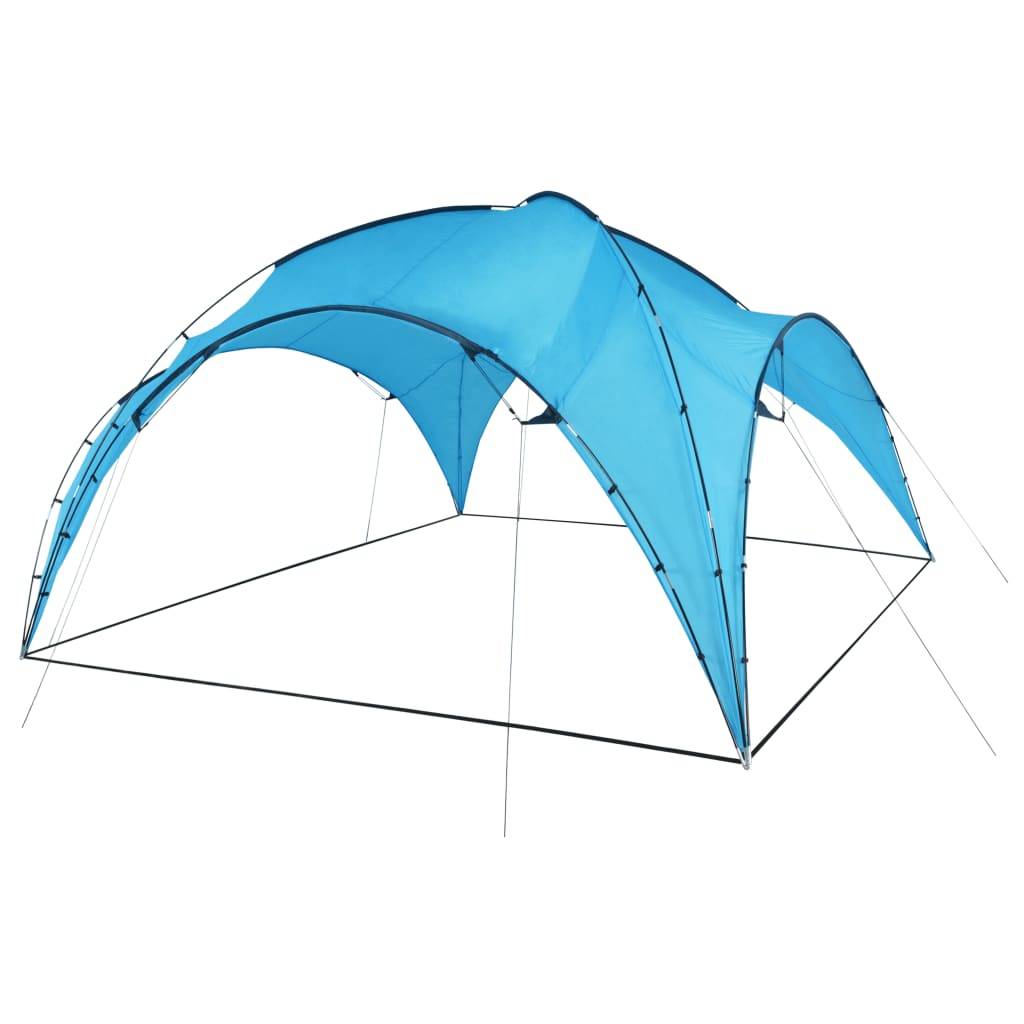 vidaXL Kuppelpavillon 450x450x265 cm Hellblau