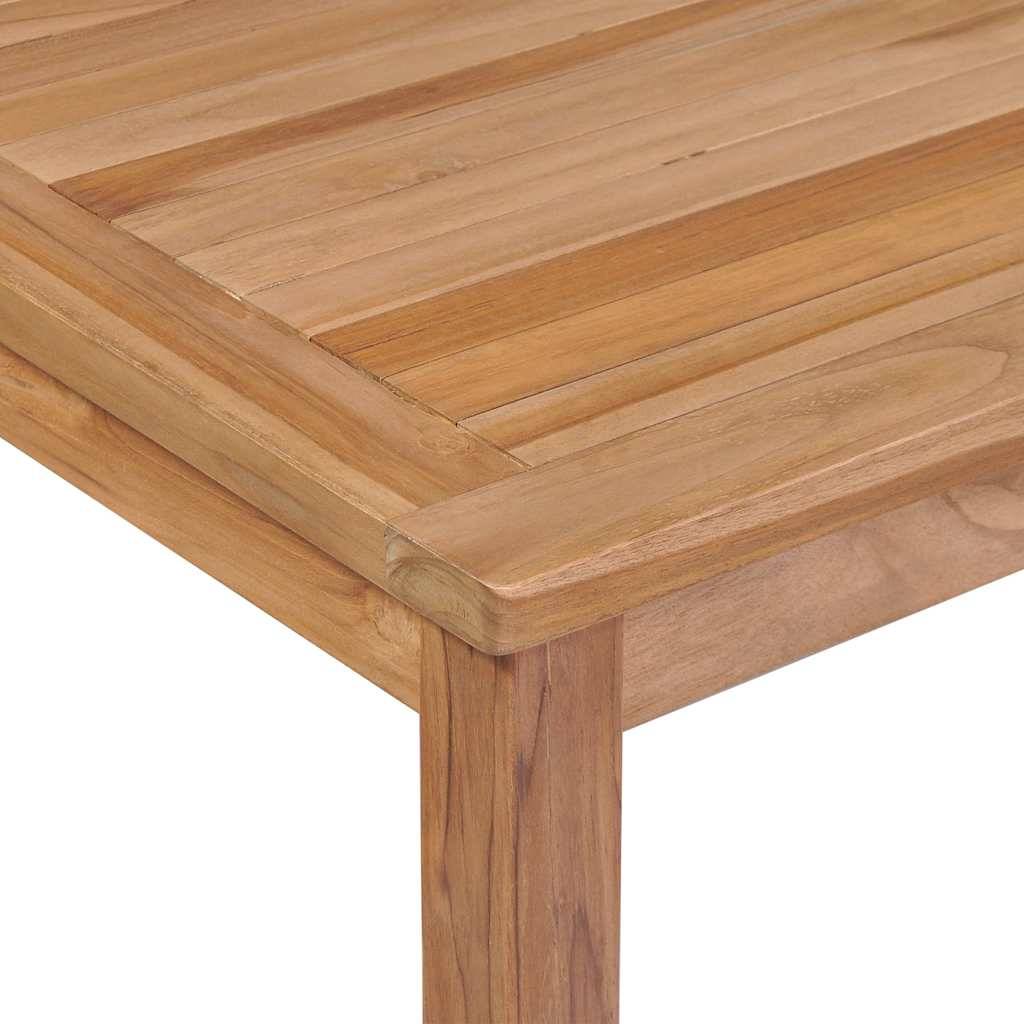 vidaXL Gartentisch 200x100x77 cm Massivholz Teak