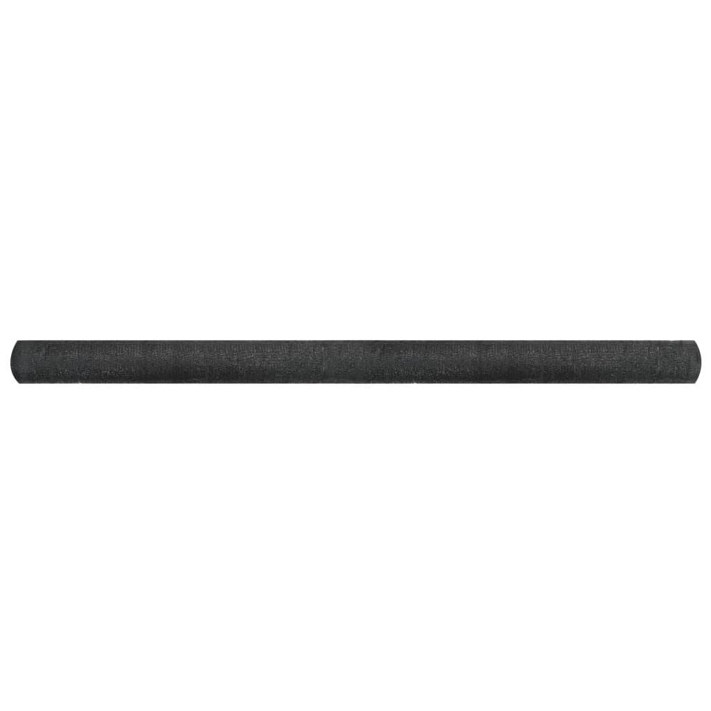 vidaXL Sichtschutznetz HDPE 2x10 m Schwarz