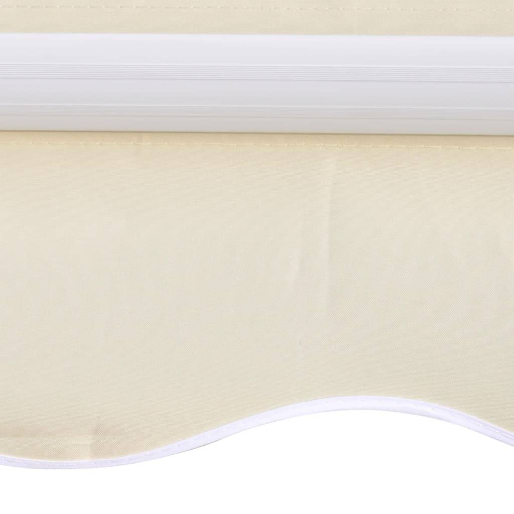 vidaXL Markisenbespannung Canvas Creme 350x250 cm