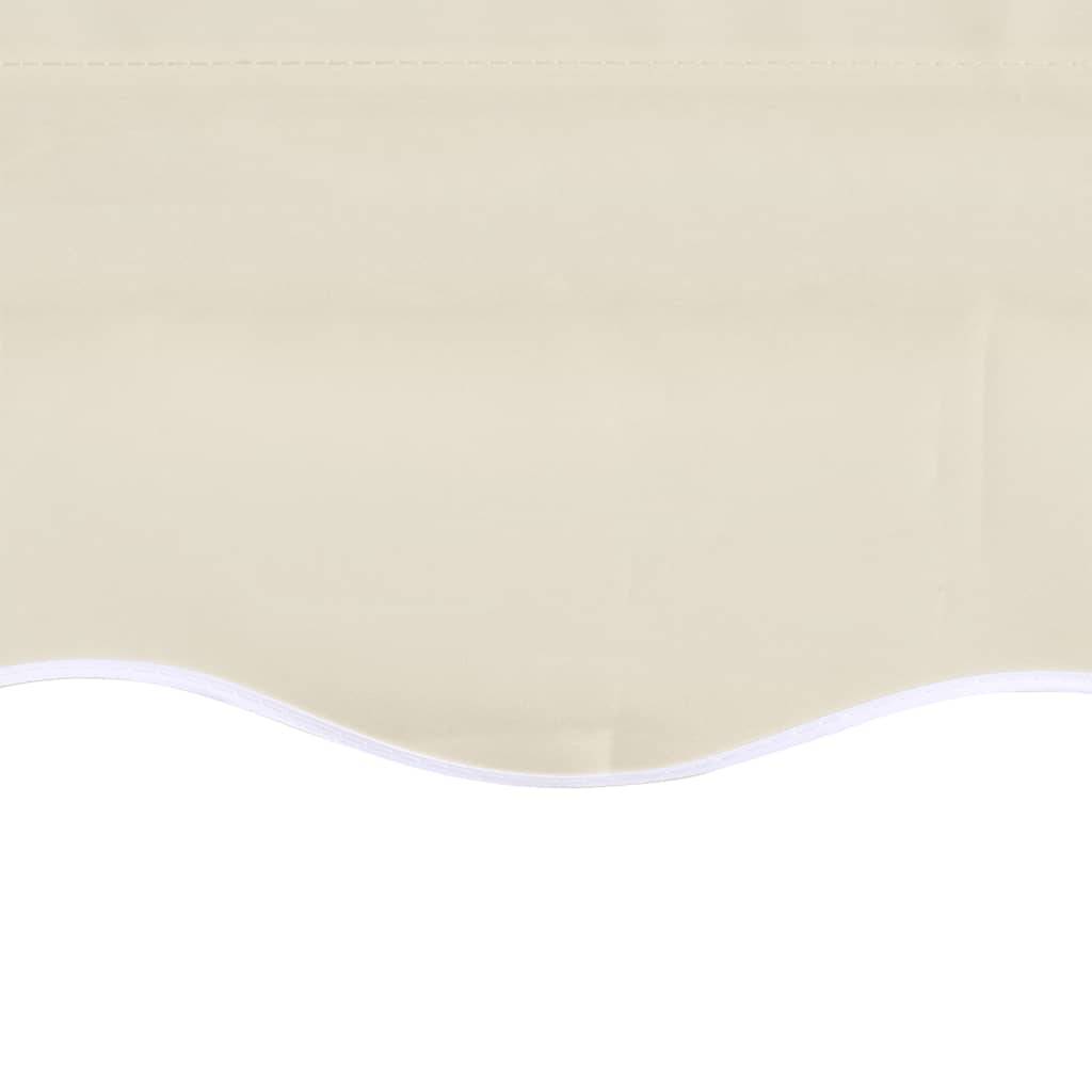 vidaXL Markisenbespannung Canvas Creme 450x300 cm