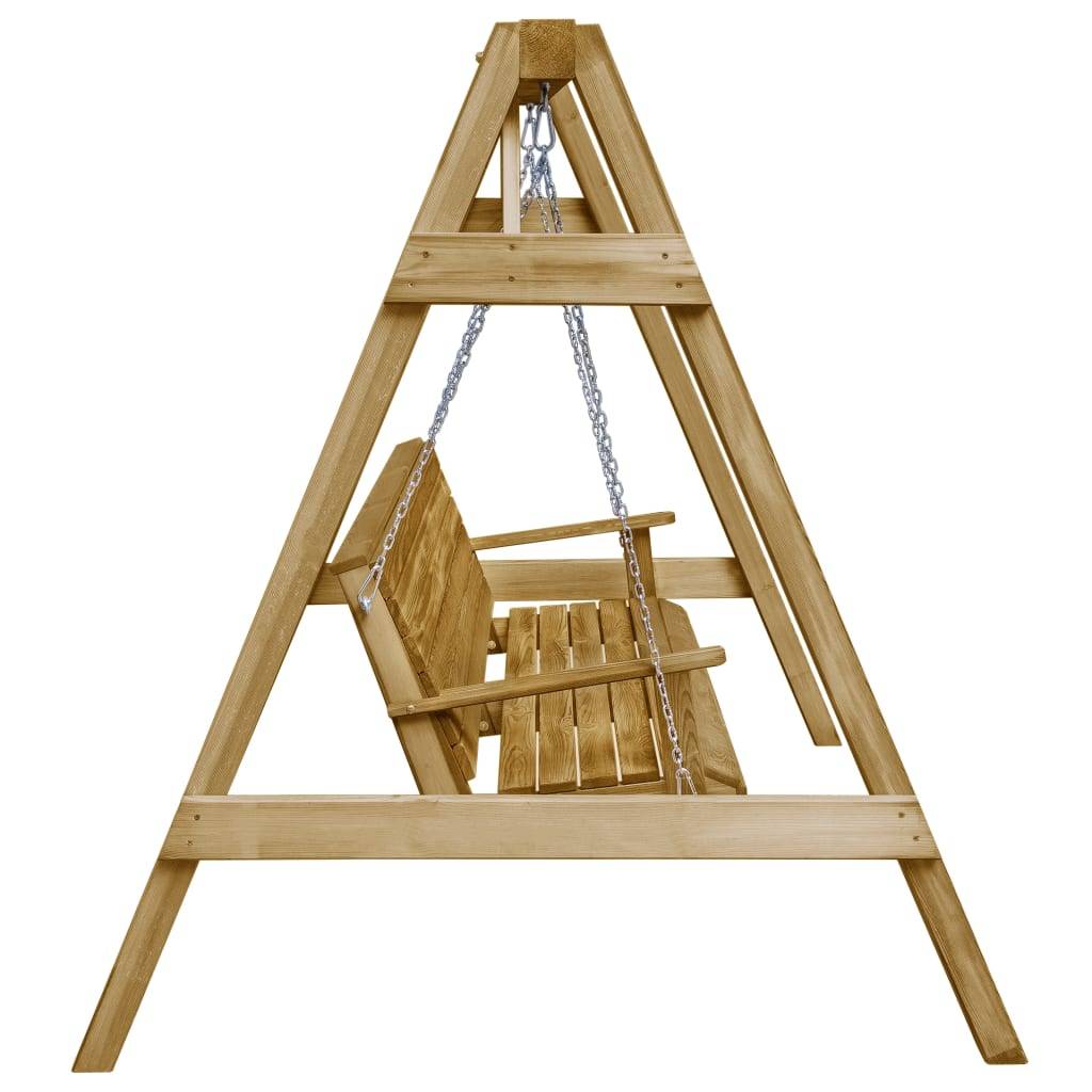 vidaXL Schaukelbank Imprägniertes Kiefernholz 205x150x157 cm