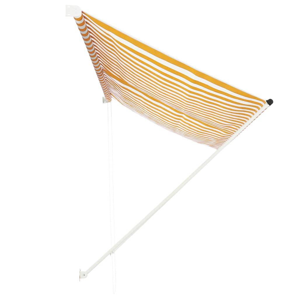 vidaXL Einziehbare Markise 300×150 cm Gelb und Weiß