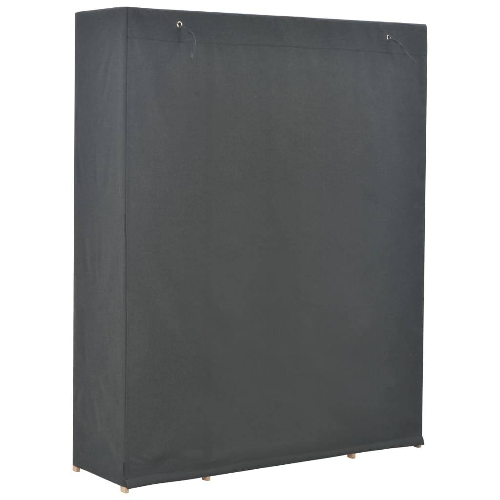 vidaXL Kleiderschrank Grau 135 x 40 x 170 cm Stoff