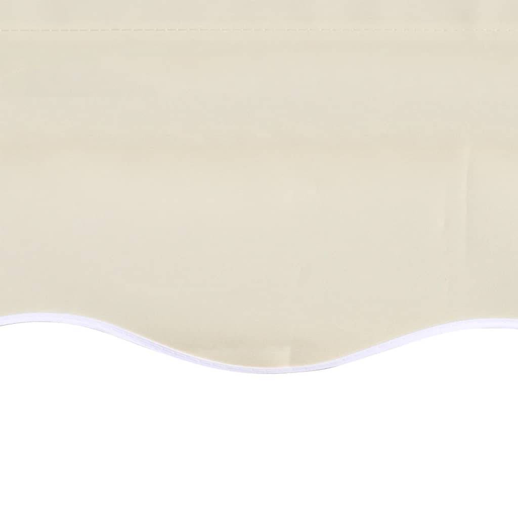 vidaXL Markisenbespannung Canvas Creme 500x300 cm