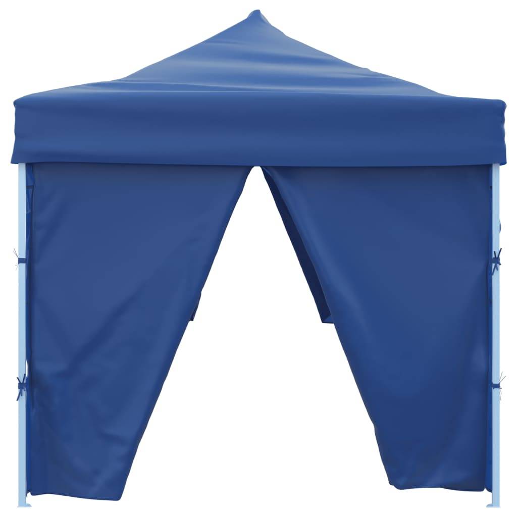 vidaXL Faltzelt Partyzelt Pop-Up mit 8 Seitenwänden 870x291x315 cm Blau