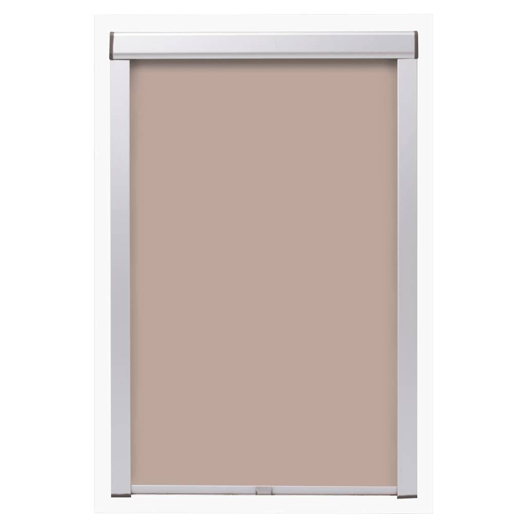 vidaXL Verdunkelungsrollo Beige FK06