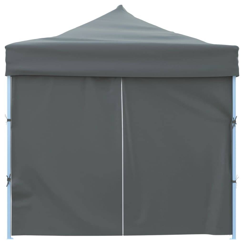 vidaXL Faltzelt Partyzelt Pop-Up mit 8 Seitenwänden 870x291x315 cm Anthrazit