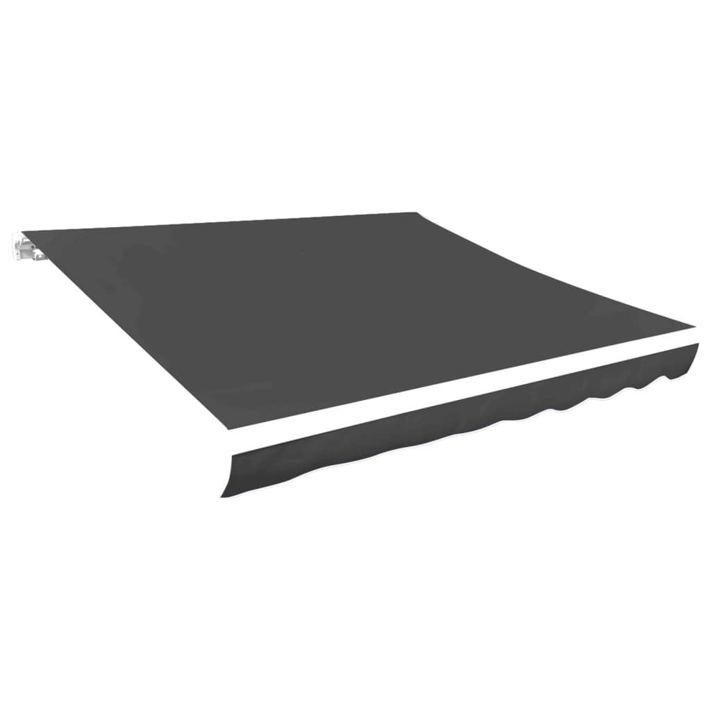 vidaXL Markisenbespannung Canvas Anthrazit 450x300 cm