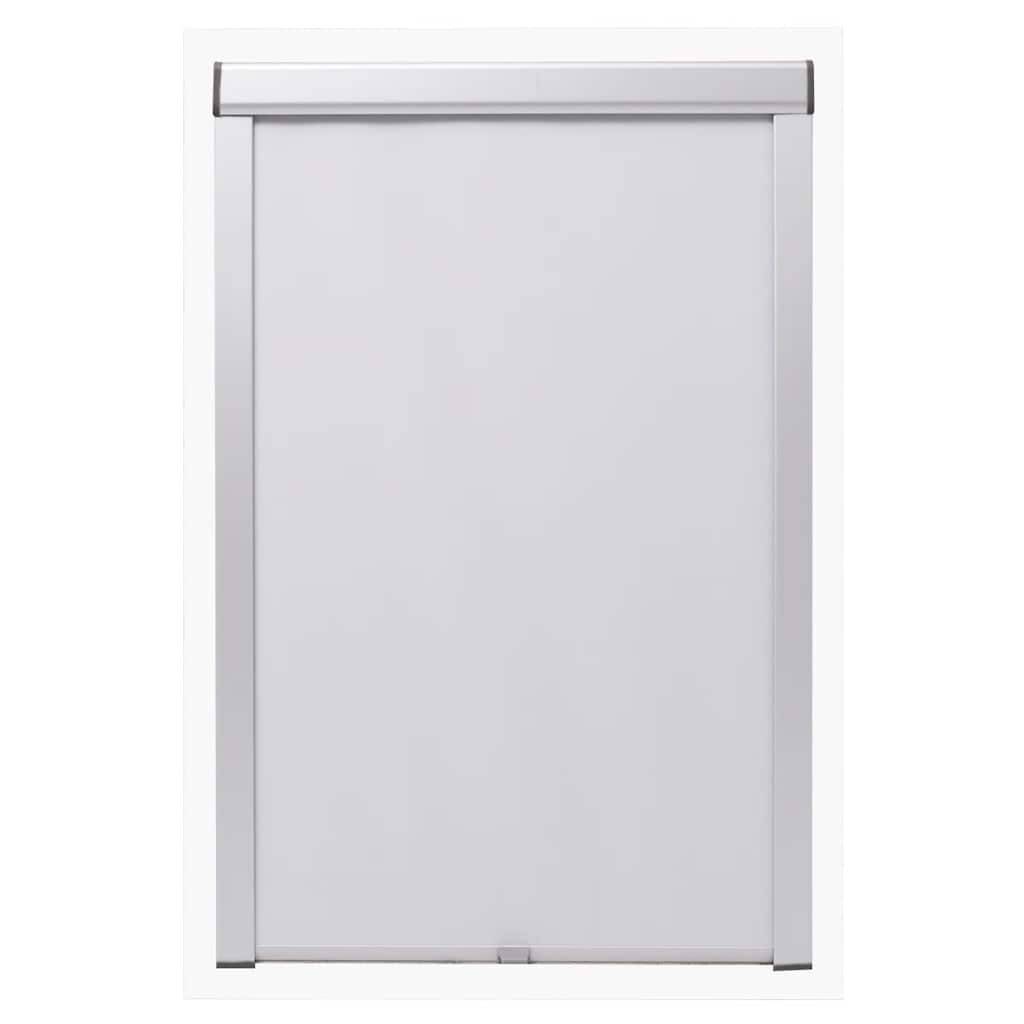 vidaXL Verdunkelungsrollo Weiß MK04