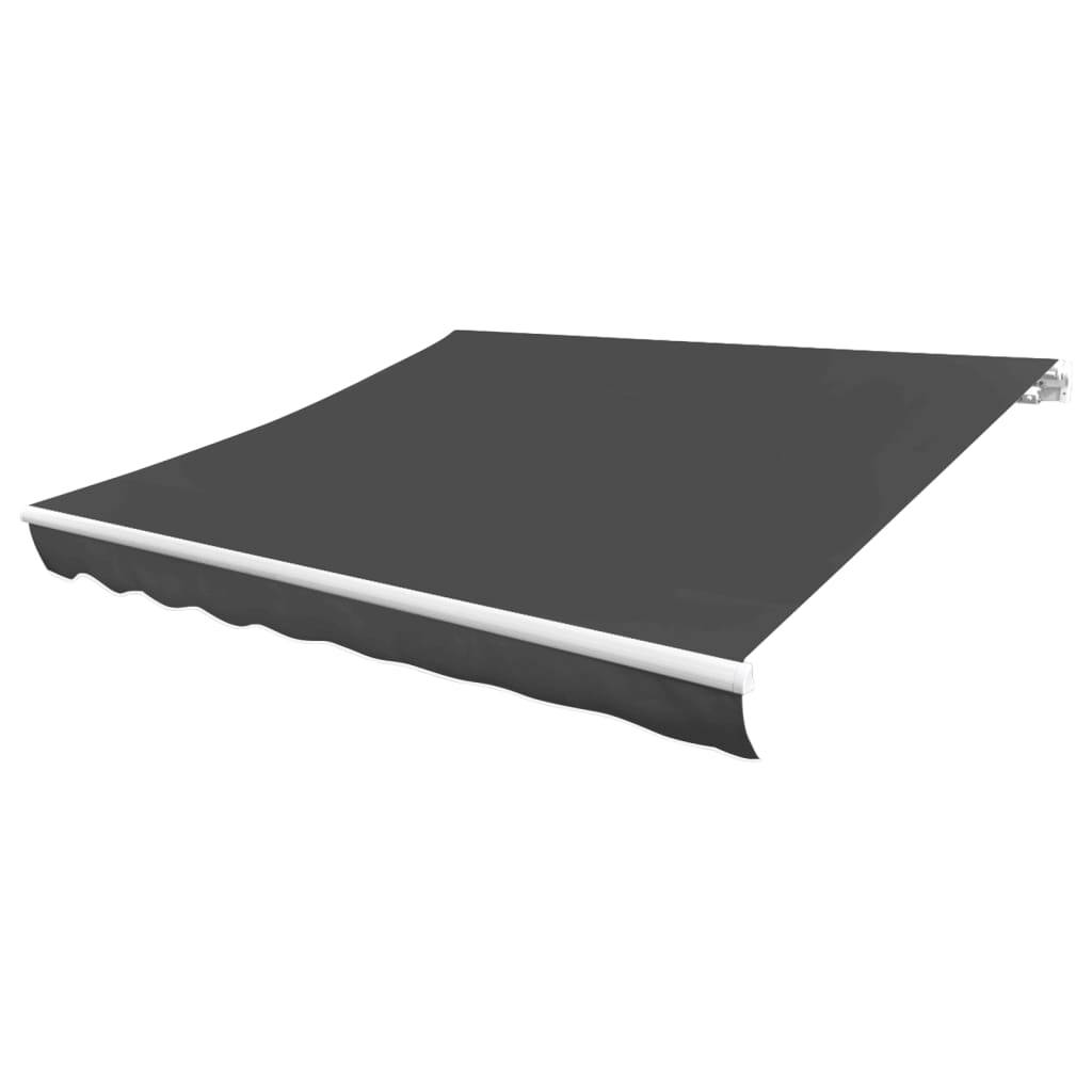 vidaXL Markisenbespannung Canvas Anthrazit 350x250 cm
