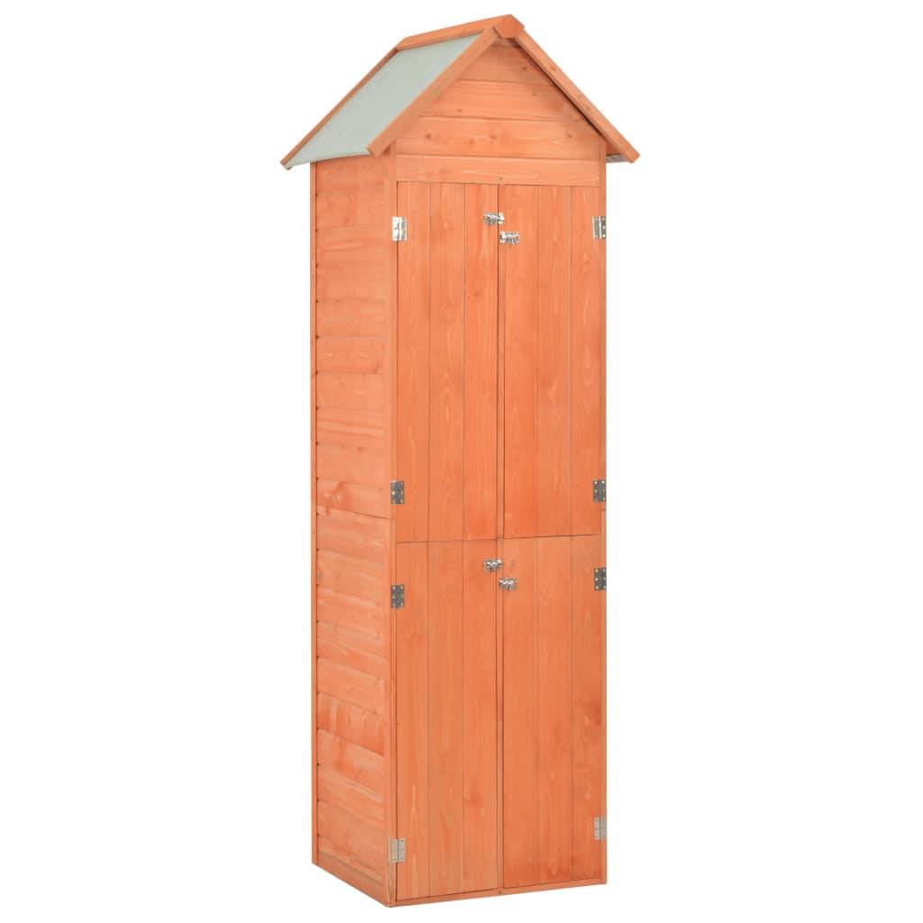 vidaXL Garten-Geräteschuppen 71x60x213 cm Holz