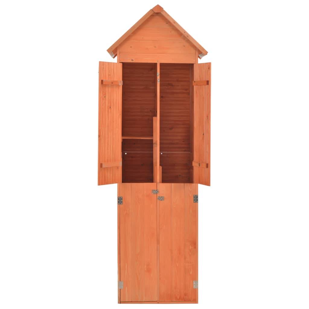 vidaXL Garten-Geräteschuppen 71x60x213 cm Holz