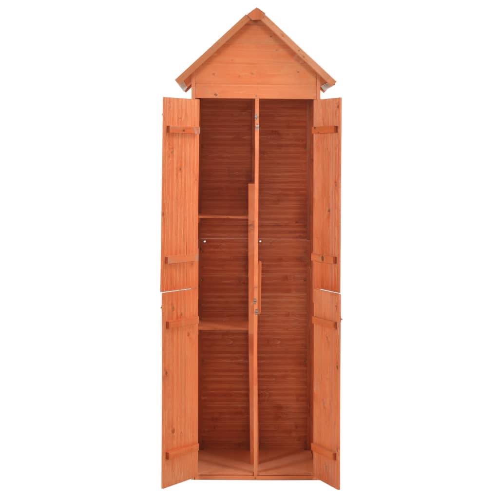 vidaXL Garten-Geräteschuppen 71x60x213 cm Holz
