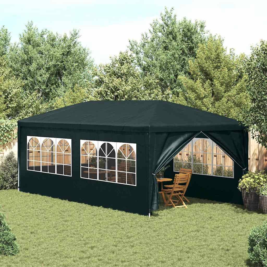 vidaXL Partyzelt 3x6 m Grün
